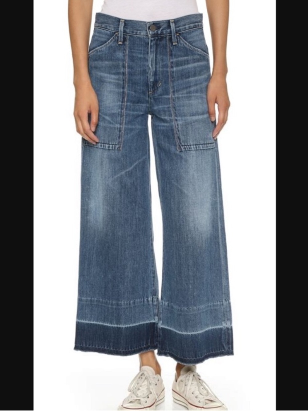 Anthropologie Citizens of Humanity Melanie High-Rise Cropped High-Leg  Size 27